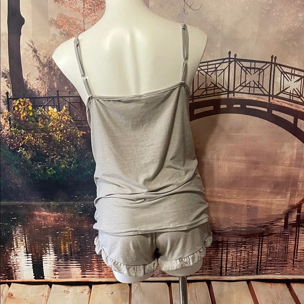 Cozy Gray and Red Women's Pajama Set - Picture 8 of 13